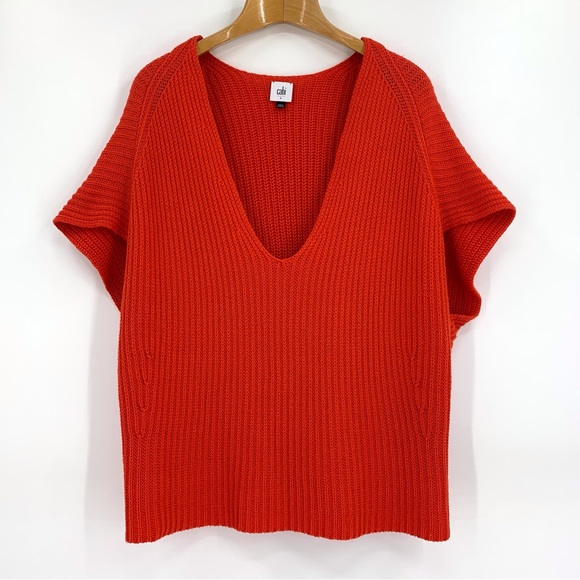 Cabi Geranium Red Ruby Pullover, #5837, Small - Picture 12 of 16